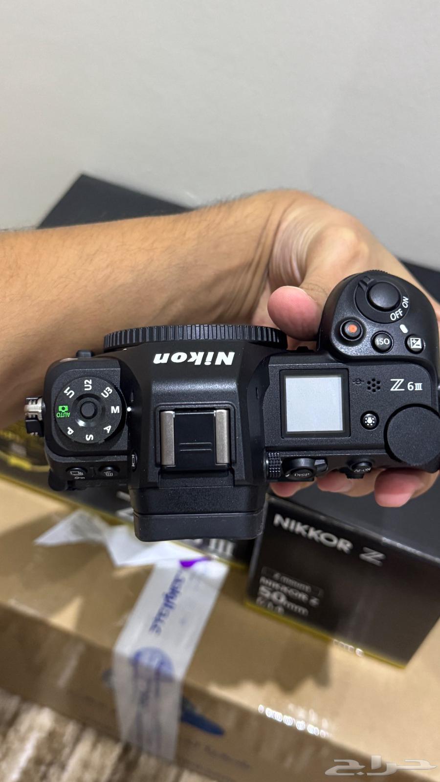 كاميرا نيكون z6iii وعدسة 50mm 1.4 استخدام قليل جدا64388702251651111