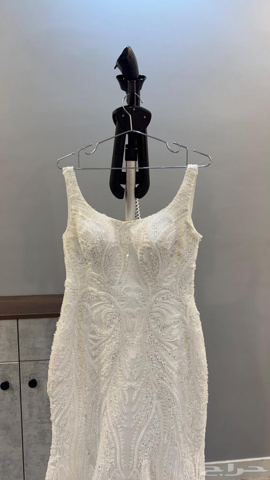 فستان زواج تفصيل للبيع استخدام مرة وحدة فقط 1200قابل للتفاوض64392264248705111