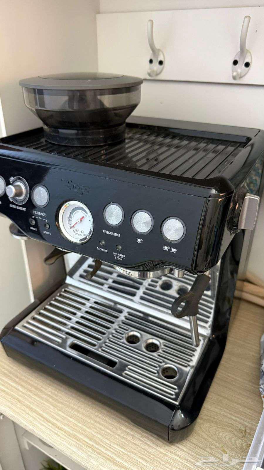 للبيع مكينة قهوة Sage مع جميع ملحقاتها64380168881666112