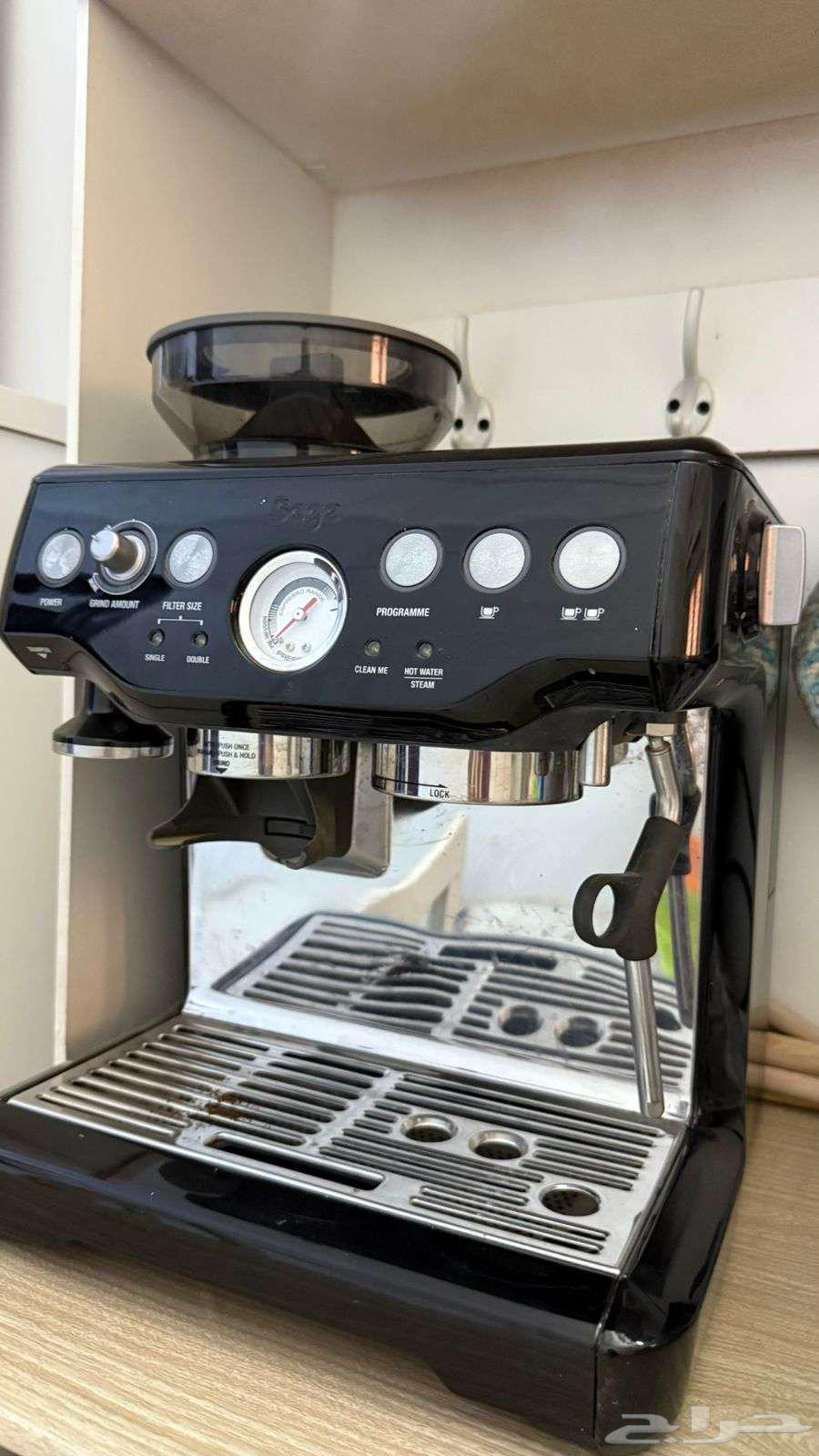 للبيع مكينة قهوة Sage مع جميع ملحقاتها64380168881666110