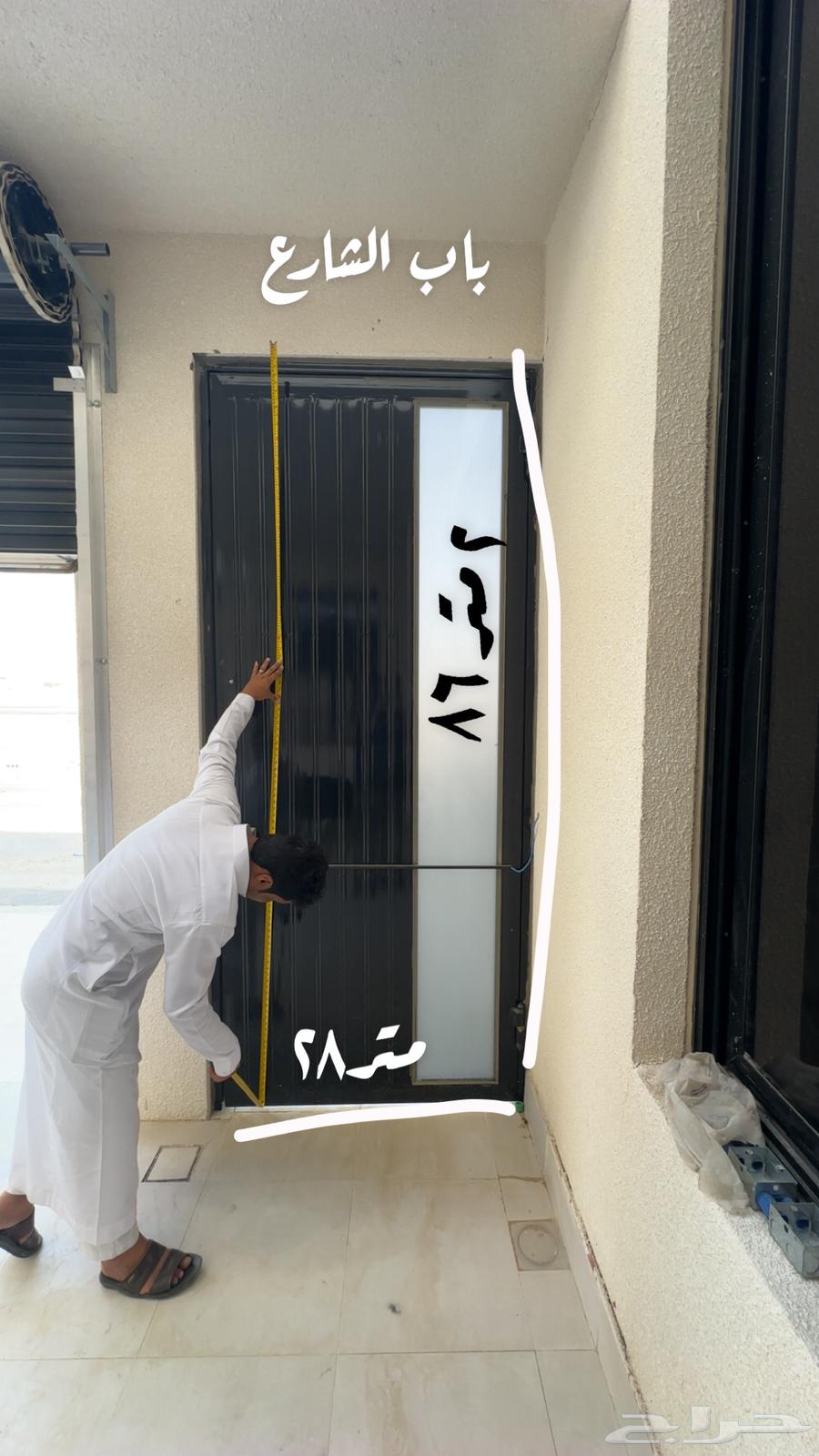 للبيع ابواب جديدة حديد64380507011073110