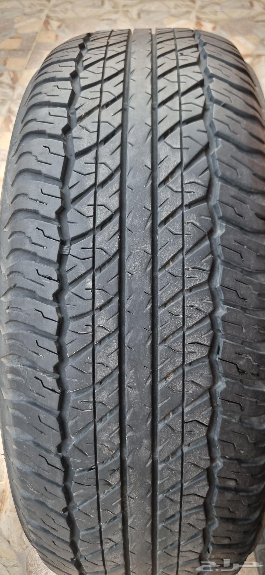 4 كفرات دنلوب نظاف اصليات 265 65 17 للجيوب64490289836418110