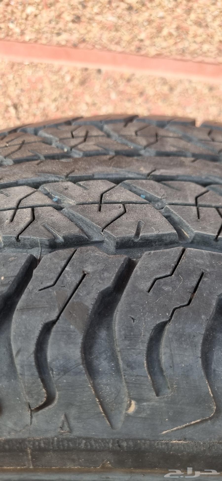 4 كفرات دنلوب نظاف اصليات 265 65 17 للجيوب64490289836418114