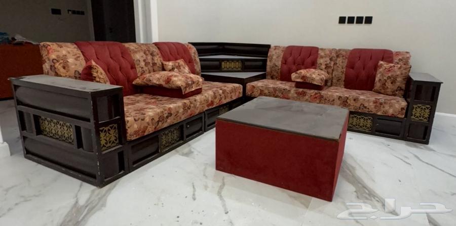 Turkish corner sofa with table and curtain64388908615682111