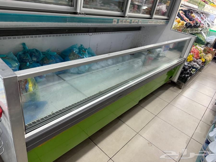 ثلاجة عرض تجميد سوبرماركت مستخدمه نظيفه64382459809537112