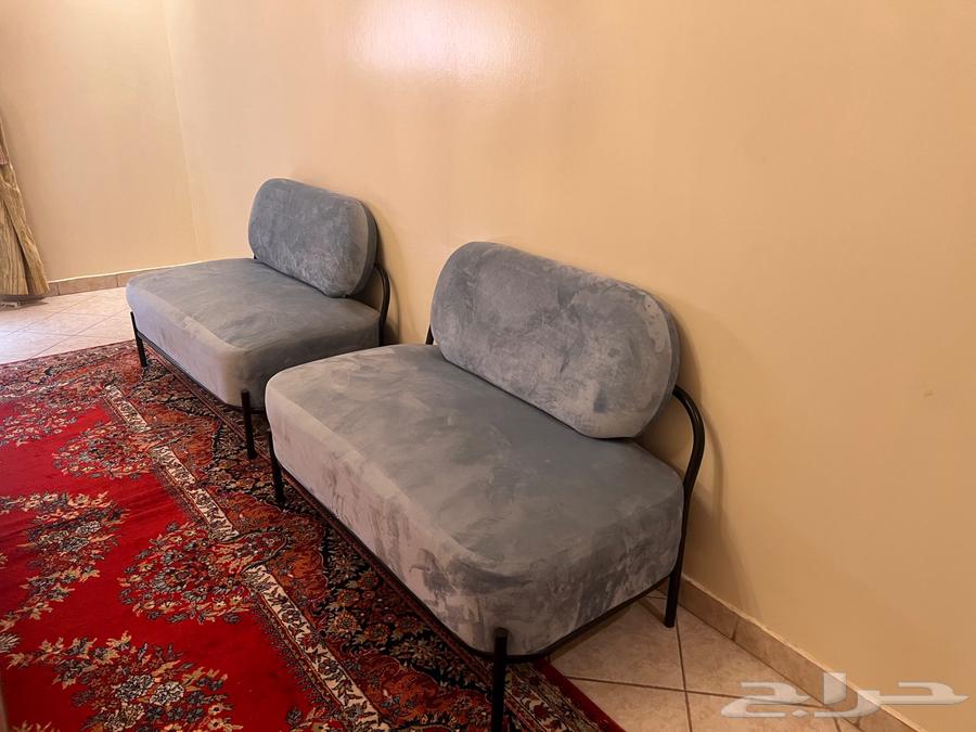 كنبتين مخمليه للبيع64384148063874110