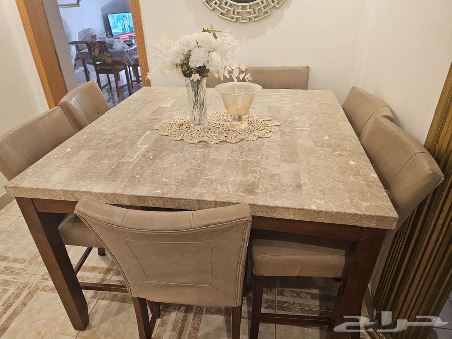 Marble table 8 chairs64390967586819110