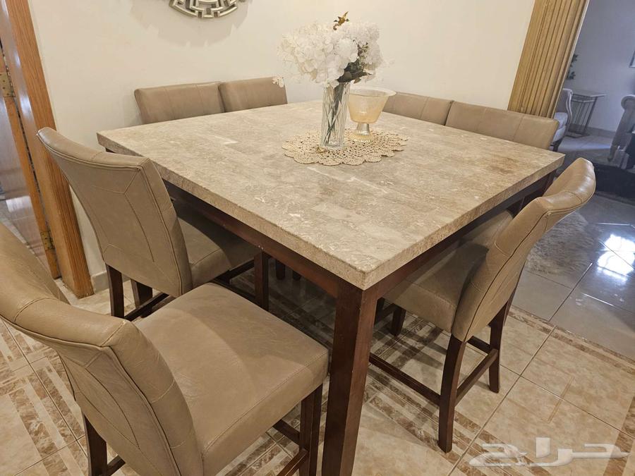 Marble table 8 chairs64390967586819111