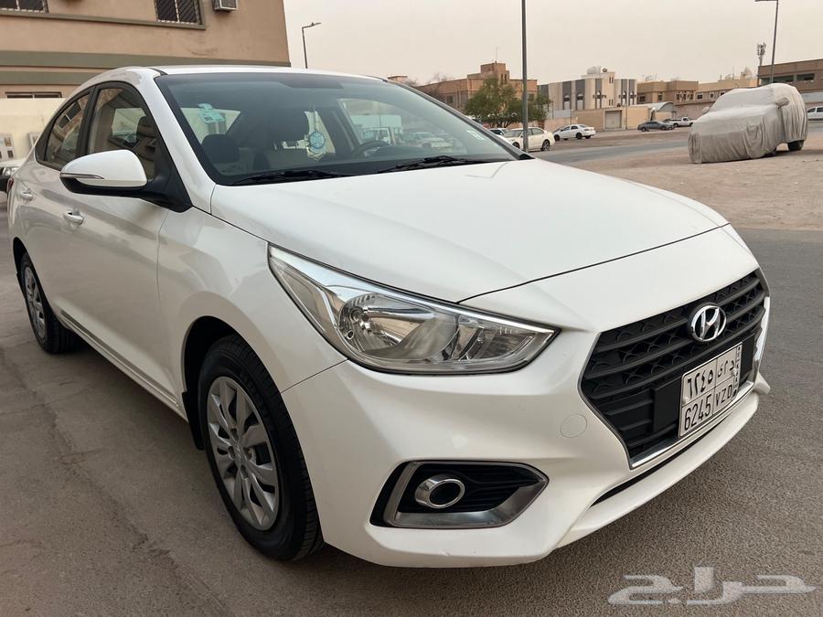 هيونداي اكسنت 2020 نظيفة جدا ابيض64523809405058112