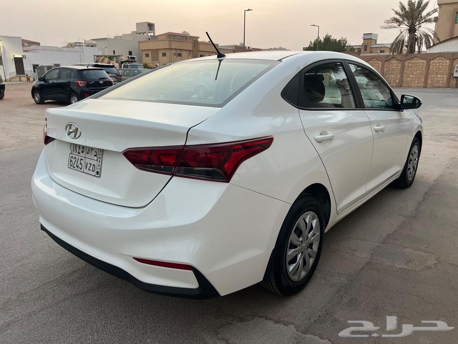 هيونداي اكسنت 2020 نظيفة جدا ابيض64523809405058114