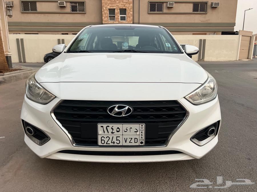 هيونداي اكسنت 2020 نظيفة جدا ابيض64523809405058111