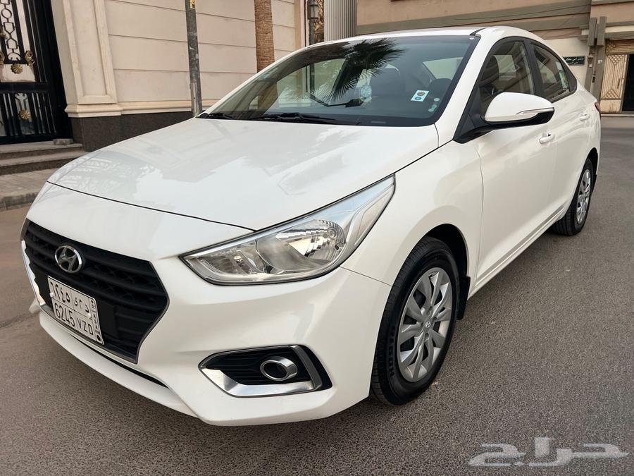 هيونداي اكسنت 2020 نظيفة جدا ابيض64523809405058113