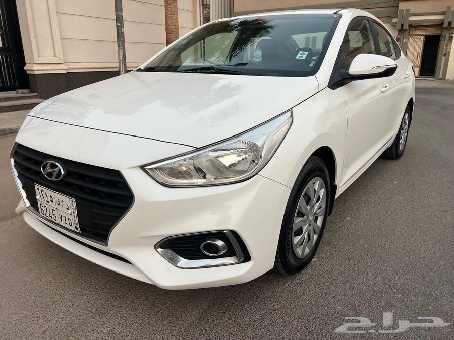 هيونداي اكسنت 2020 نظيفة جدا ابيض64523809405058110