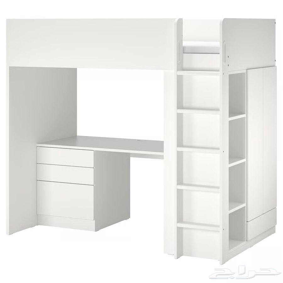 Bed, Desk, Wardrobe (Built-in) from IKEA64381644134402112