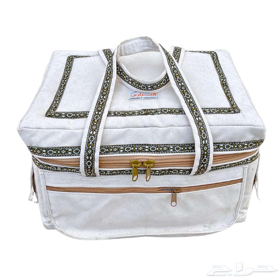 شنطة عزبة لون ابيض هندي حجم كبير64390263868161112