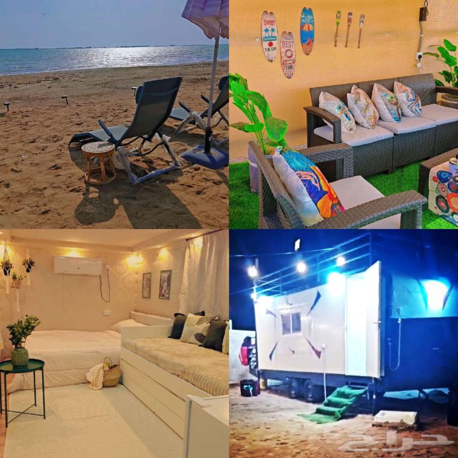 كرفان فاخر جدا للاجار على شاطئ جدة64392264182657110