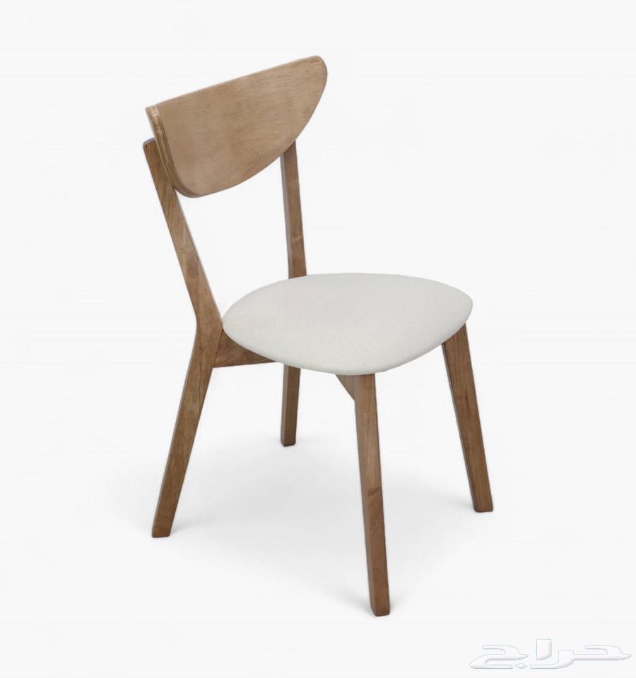 طاولة خشبية ذات سطح خشبي مع 6 كراسي64380595297025111