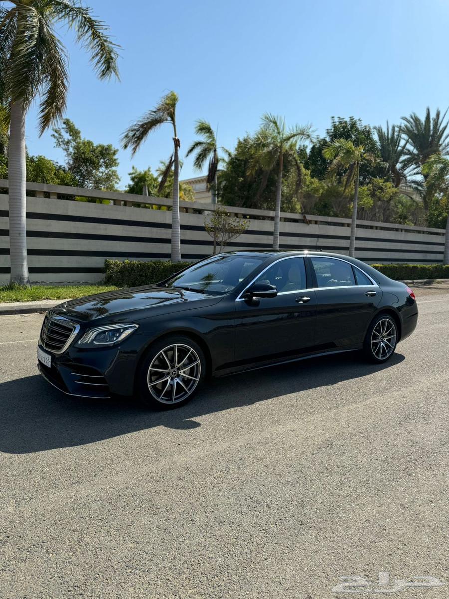 مرسيدس S560 موديل 2019 نظيف جدا بمواصفات نادرة63618068549633111