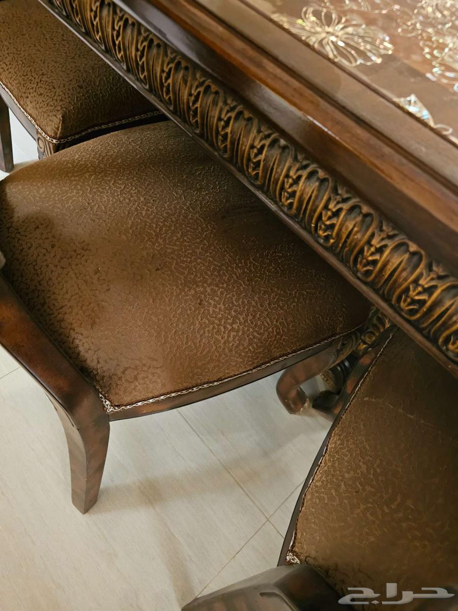 طقم سفرة أنتيك كلاسيكي فاخر خشبي64396491739009110