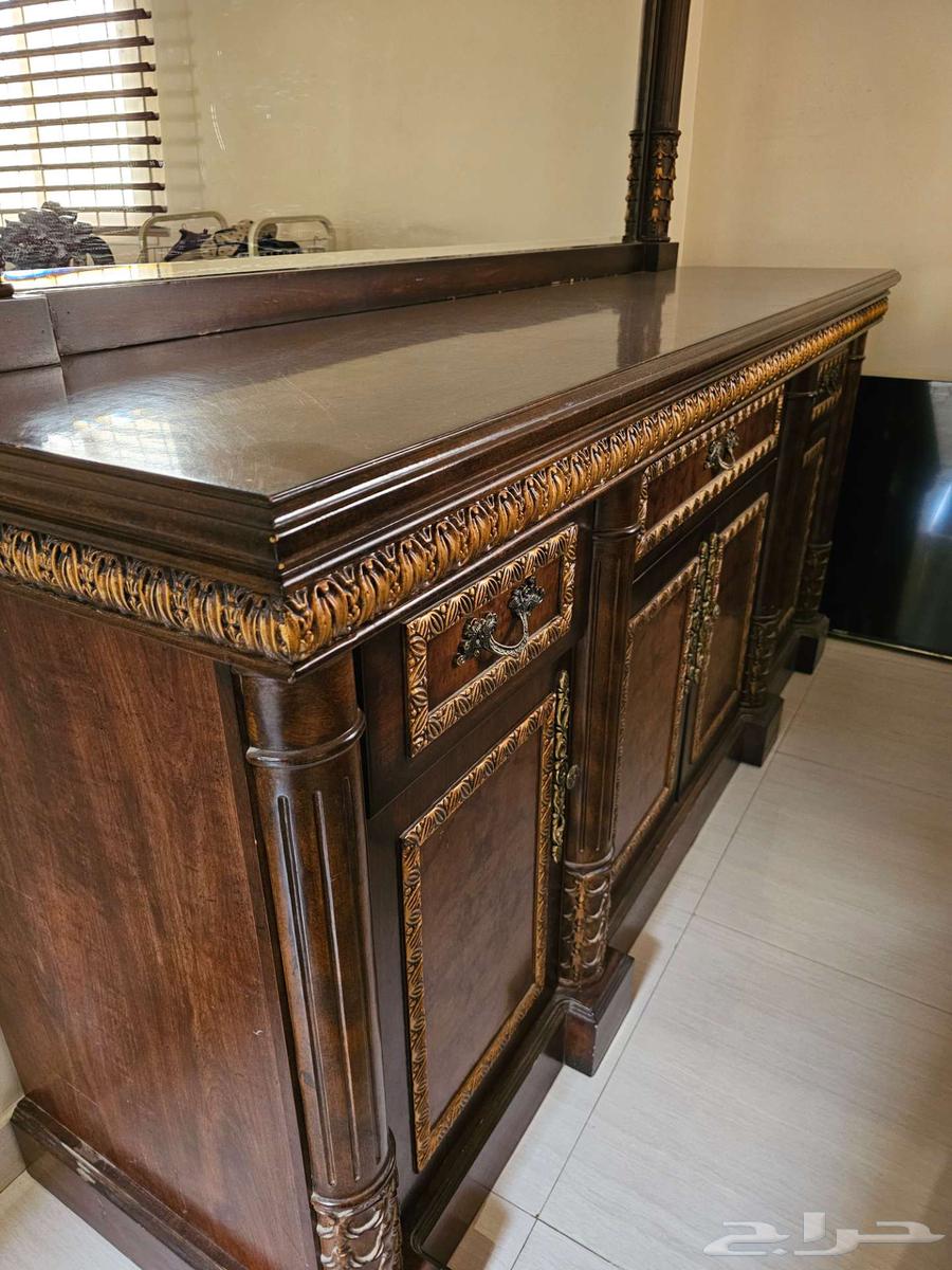 طقم سفرة أنتيك كلاسيكي فاخر خشبي64396491739009112
