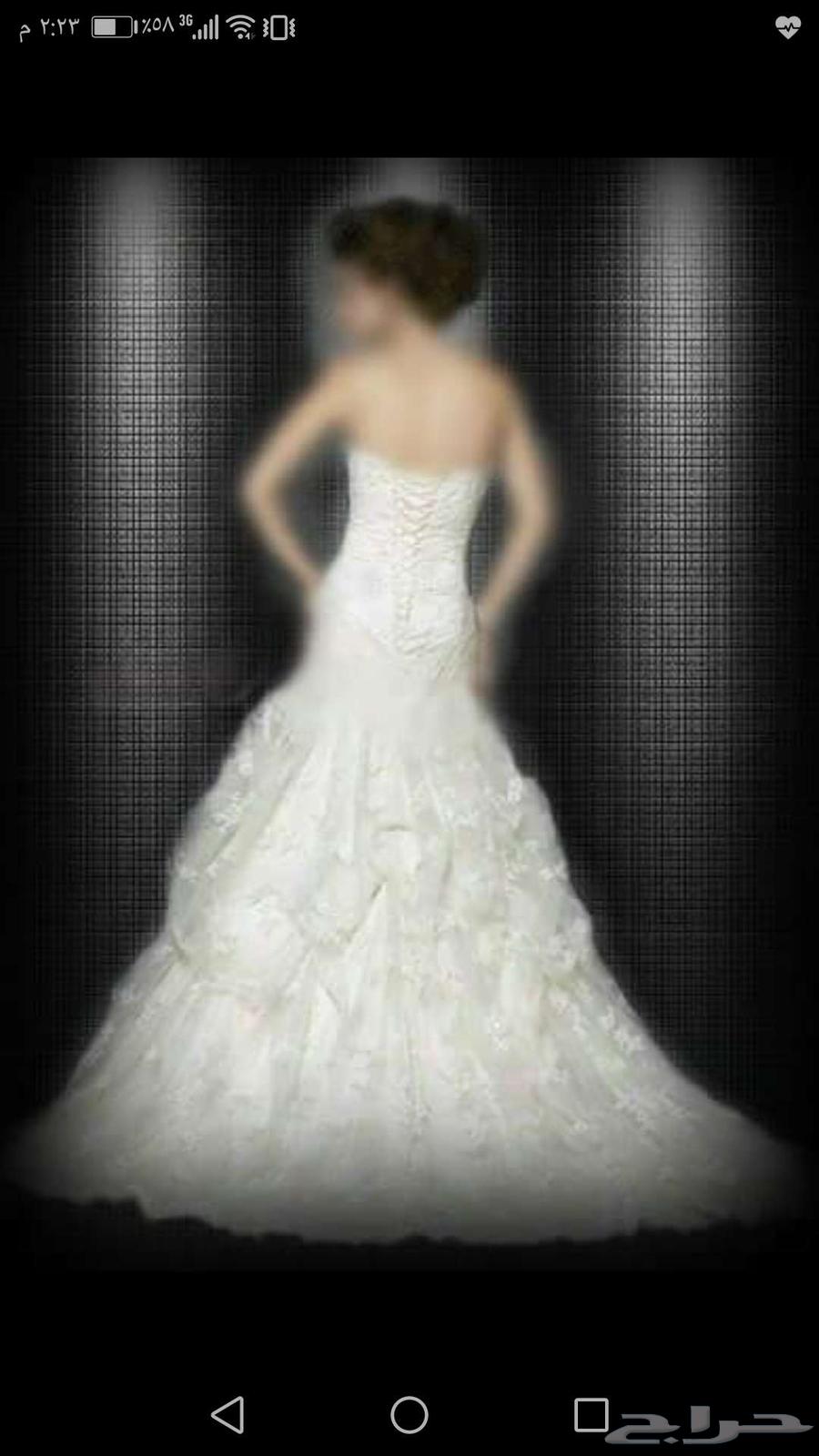 فستان زفاف جديد اوروبي مقاس s إلى m64398382176002111