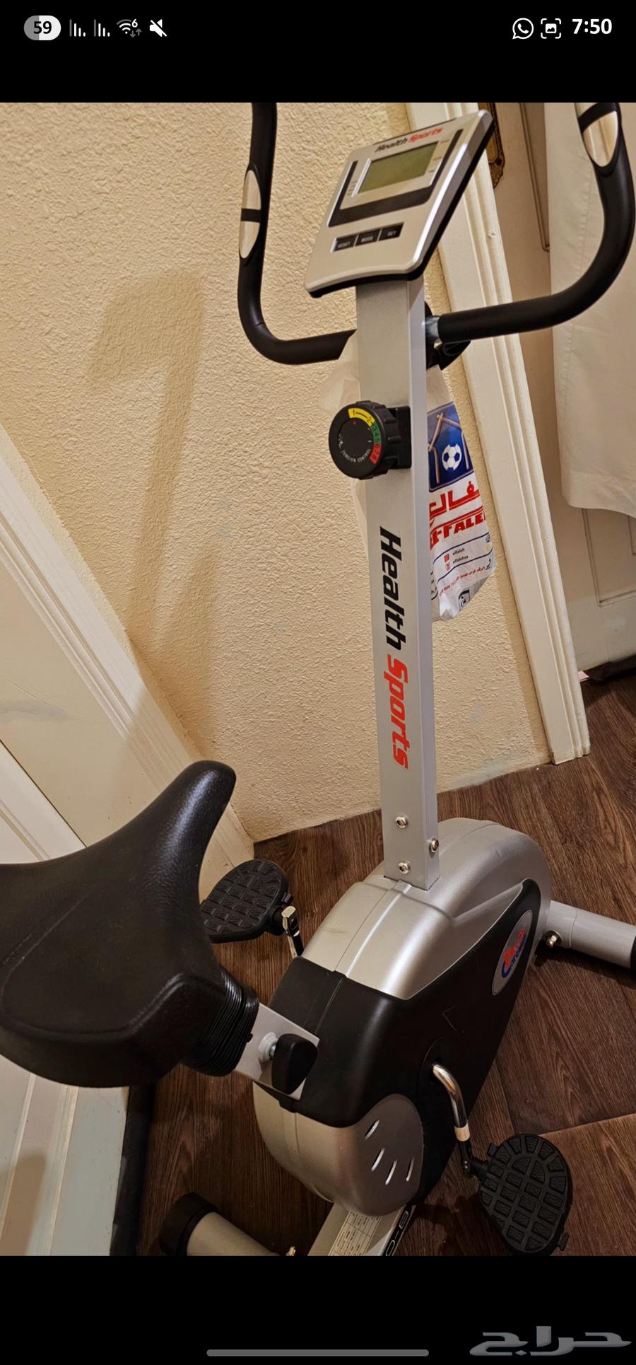 جهاز دراجة رياضيه ثابته .. جديده تماما64395158319362110
