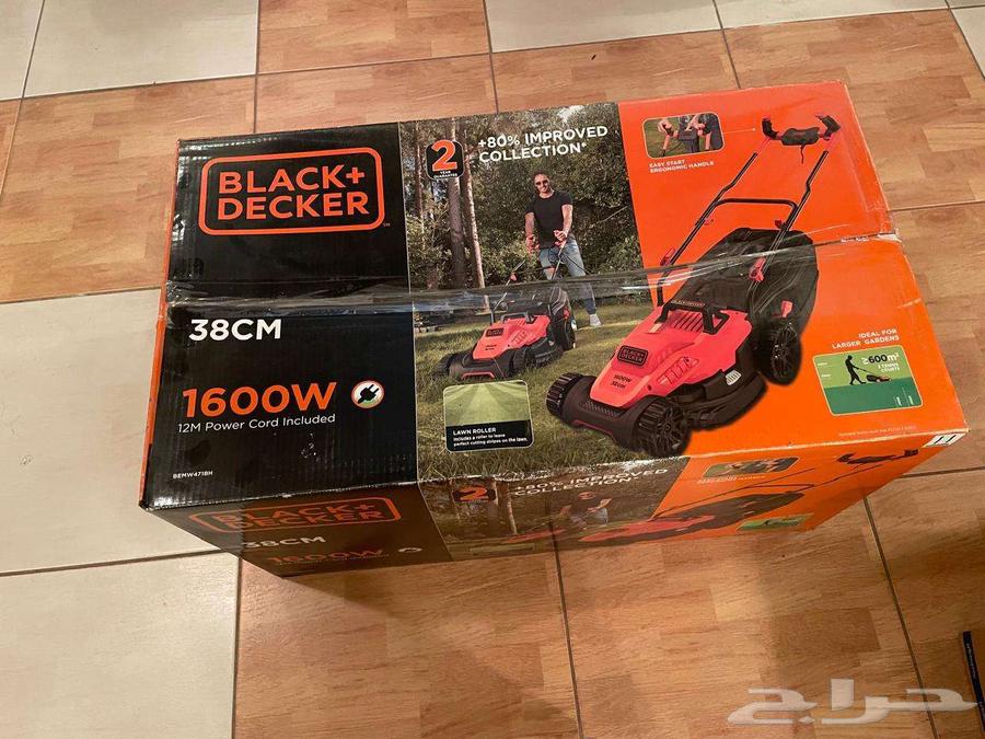 ماكينة جزازة ثيل قص عشب جديدة 1600 وات 38 سم64397144581249113