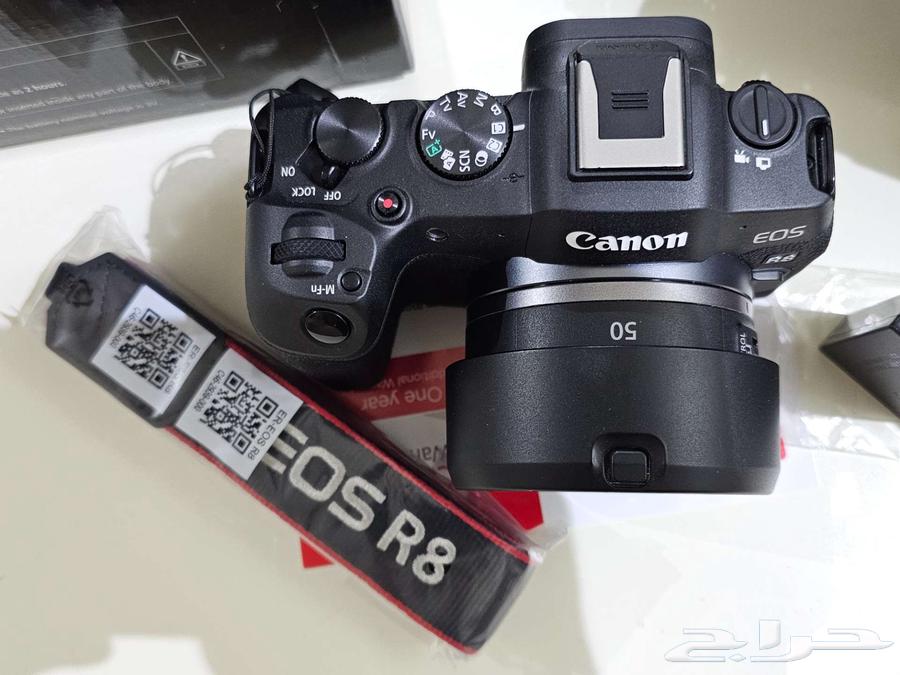 للبيع جديدة كانون Canon R8 مع عدسة RF50mm 1.8 وبطارية اضافيه64397269983105113