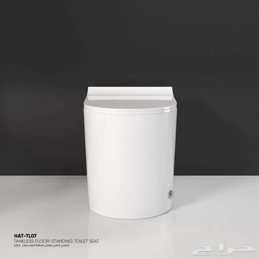 كرسي افرنجي يعمل بضغط الماء بدون خزان جديد64399078108675112