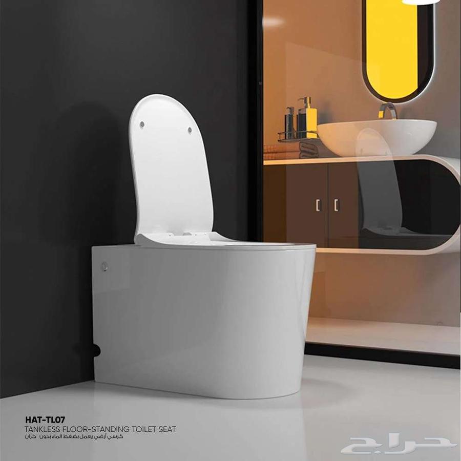 كرسي افرنجي يعمل بضغط الماء بدون خزان جديد64399078108675113