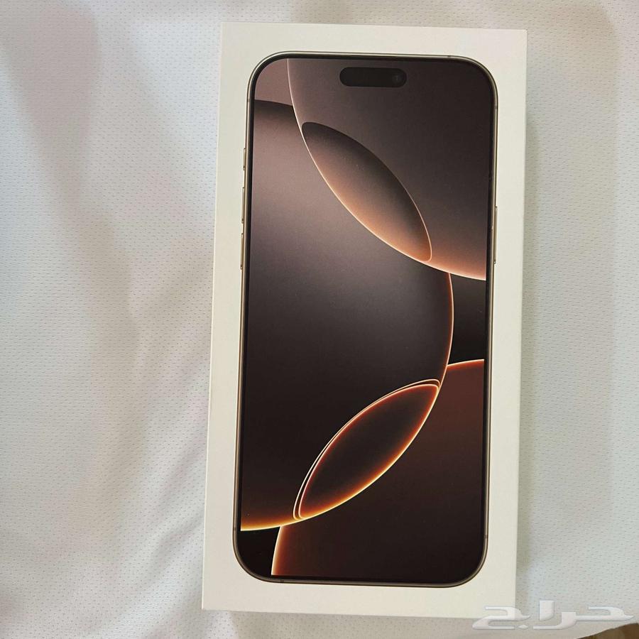 ايفون 16 برو ماكس 256 صحراوي جديد64400563438593110