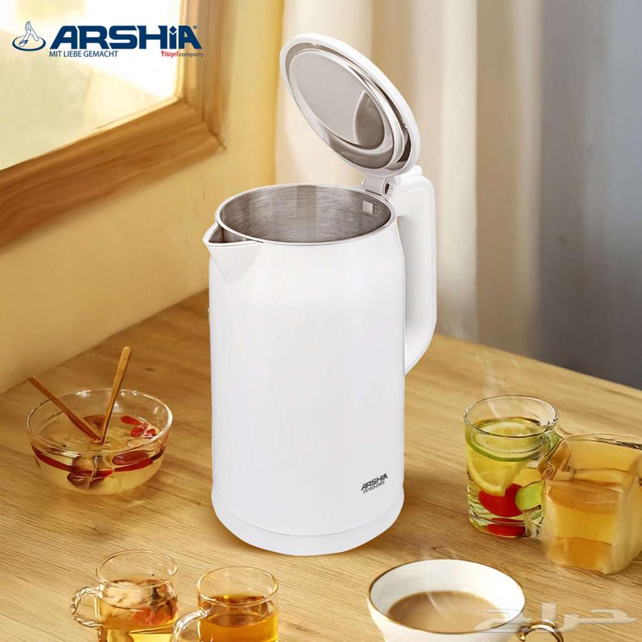 غلاية مياه كهربائية أرشيا   لون أبيض أنيق64397255989505113