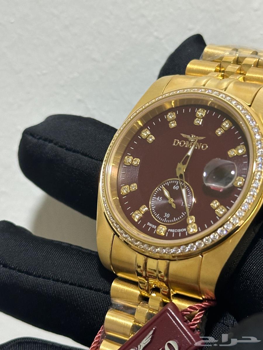 ساعة دومينو اصلي الماس جديدة رجالي64404764196865114