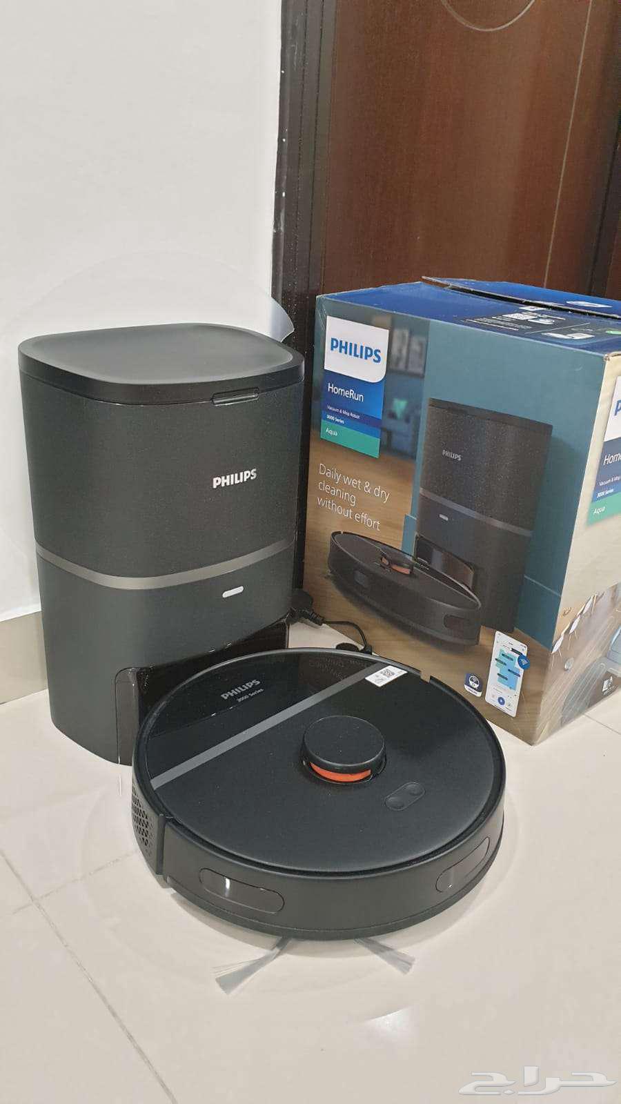 فيليبس مكنسه ذكية مسح وتكنيس اسود64401925175810111