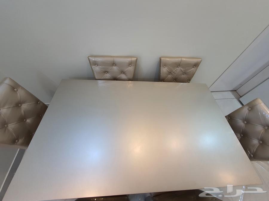 طاولة طعام خشب إم دي إف 6 كراسي64402342979458111