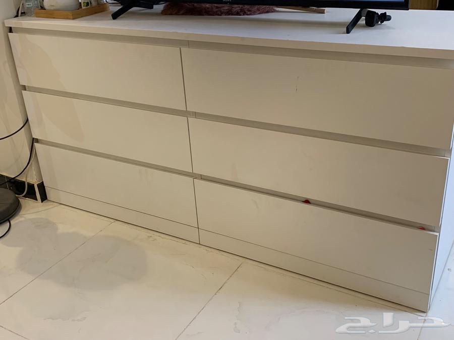 ادراج ايكيا 6 ادراج ابيض انيق64404472979075112