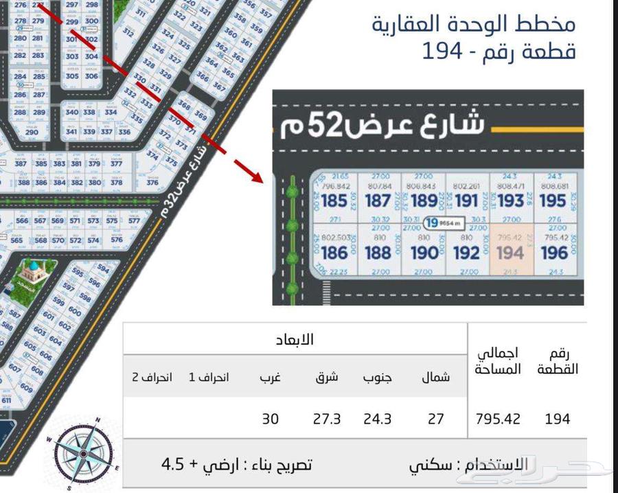 Residential land for sale in Rawshan layout, Al Manarat, Al Bahar Al Shamaliyah63614098627841114