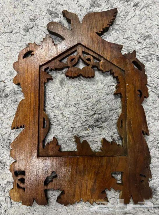 برواز و لوحة فنية من خشب التك الطبيعي64411553901059112