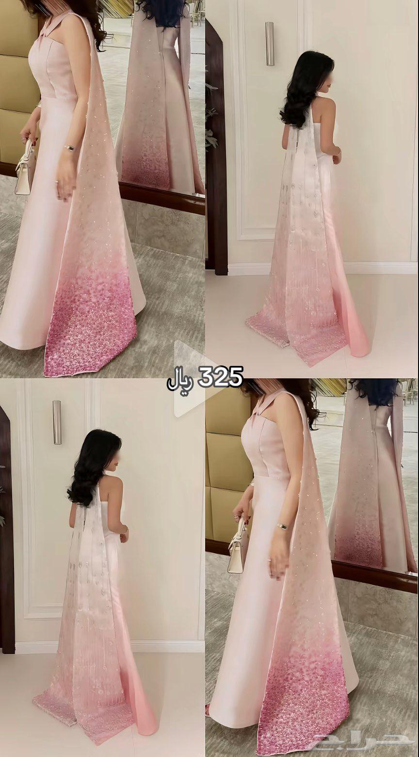 فستان وردي سمول64409491716738110