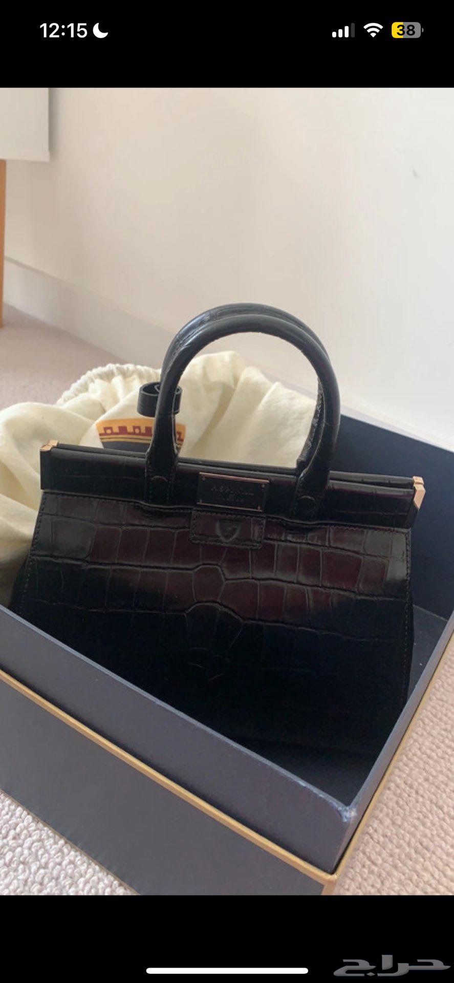 شنطة سوداء ماركة Aspinal of London للبيع بسعر 280064412306146051111