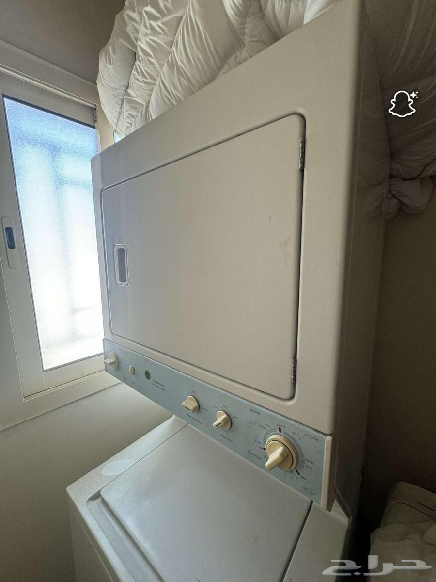 غسالة ونشافة دورين اتوماتيك جنرال الكتريك الأصلية64406904590466114