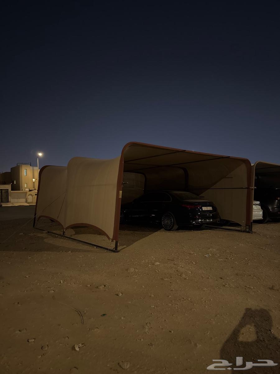 مضلة قماش تكفي سيارتين64411620982658111