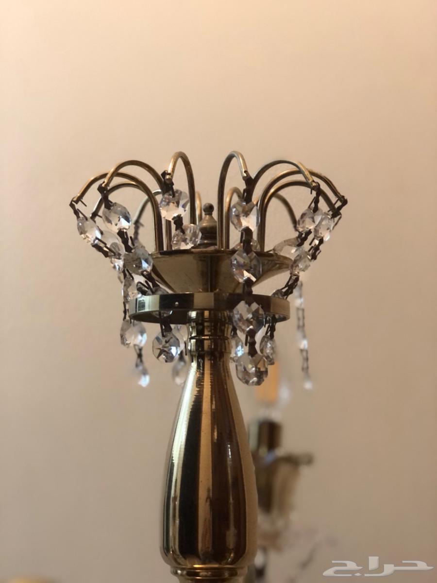 ابجوره كريستال ذهبية ثقيله مصباح ارضي64412748644353112