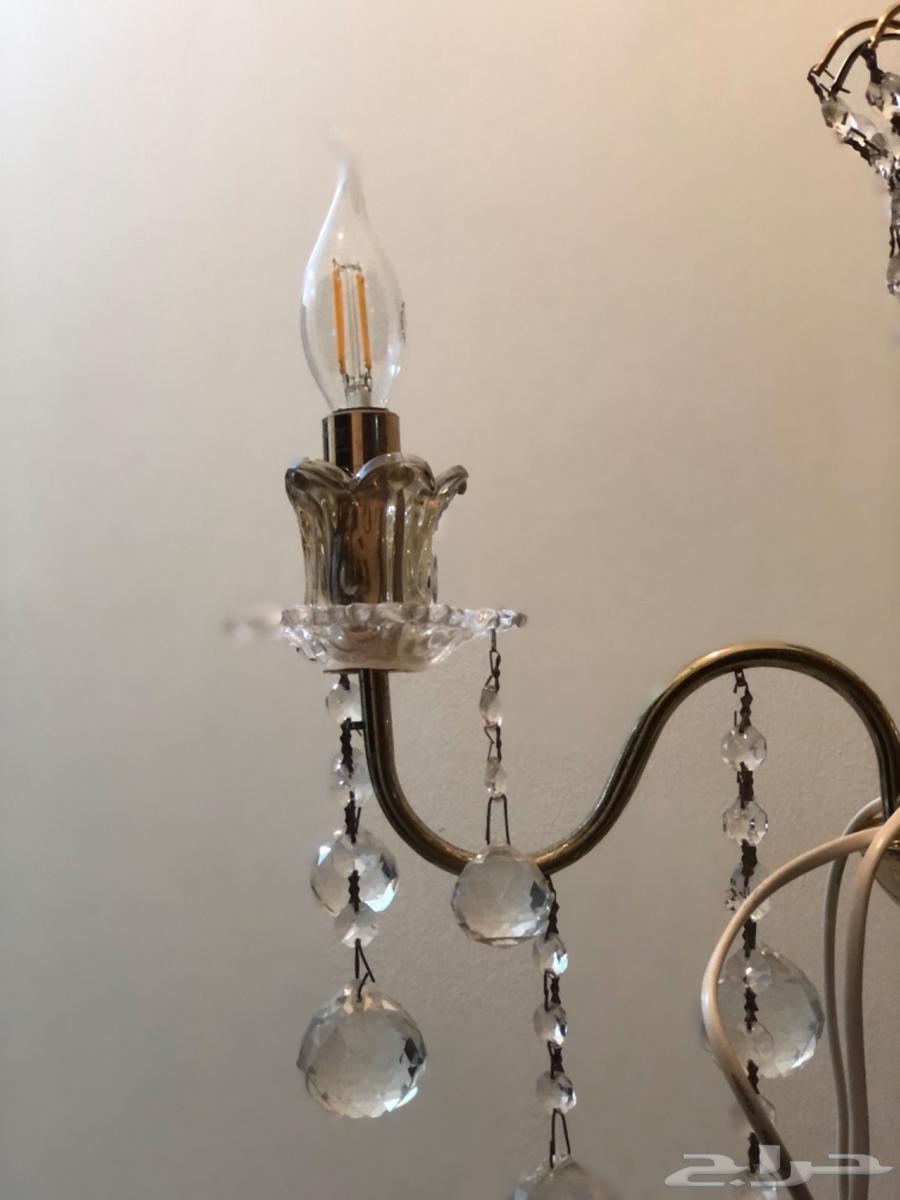 ابجوره كريستال ذهبية ثقيله مصباح ارضي64412748644353111