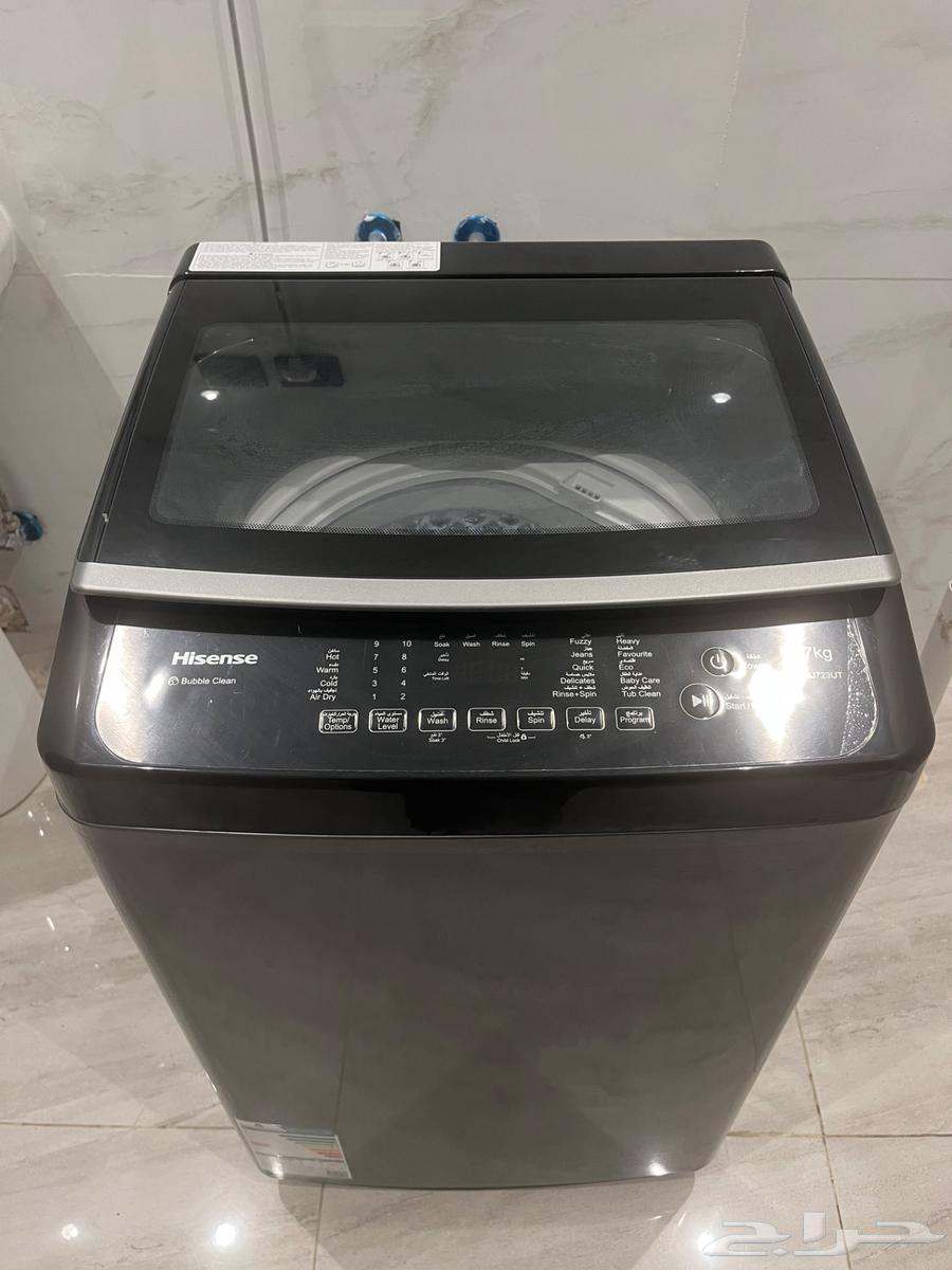 غسالة ملابس Hisense اوتوماتيك فتحة علوية سعة 7 كجم64410907564035110