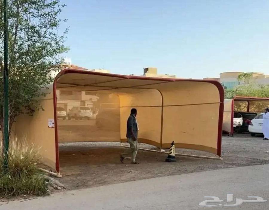مظلة سيارتين جديده لم تركب القماش كوري درجة اولى64406026453634111