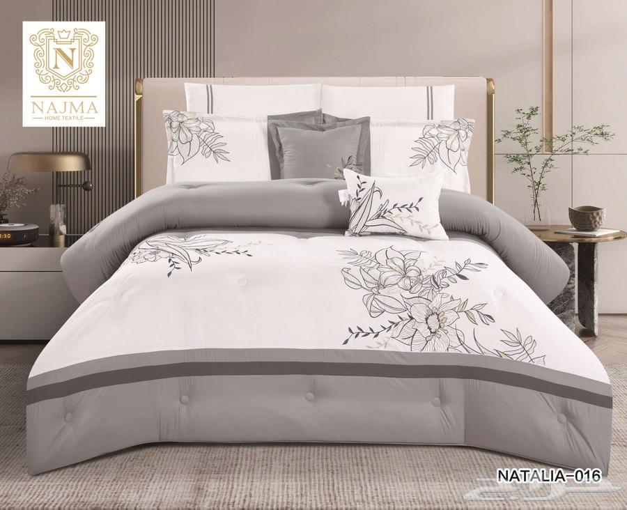 لحاف مطرز ناتاليا خامه مكروفيبر ممتازة64421337299841114