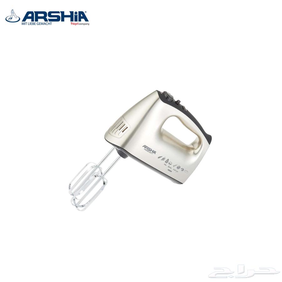 مضرب كيك كهربائي من أرشيا لون كروم أنيق وخفيف64407684824193112