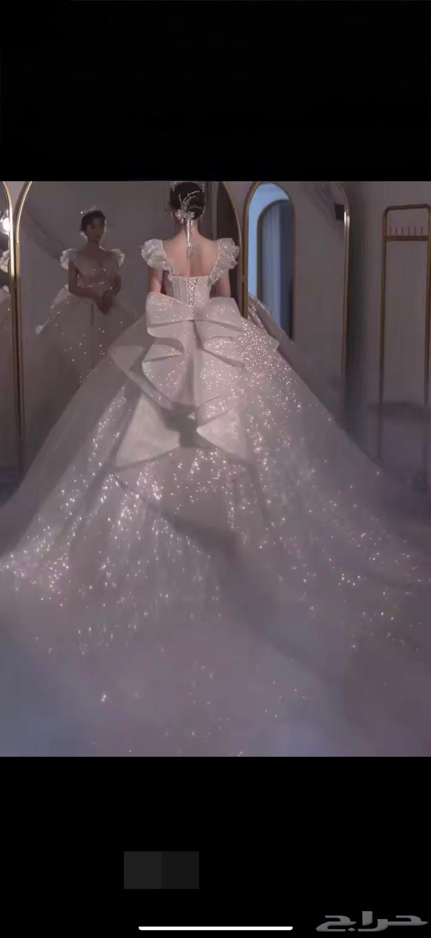 فستان زفاف لم يلبس إلا مرة واحدة64414779720193110