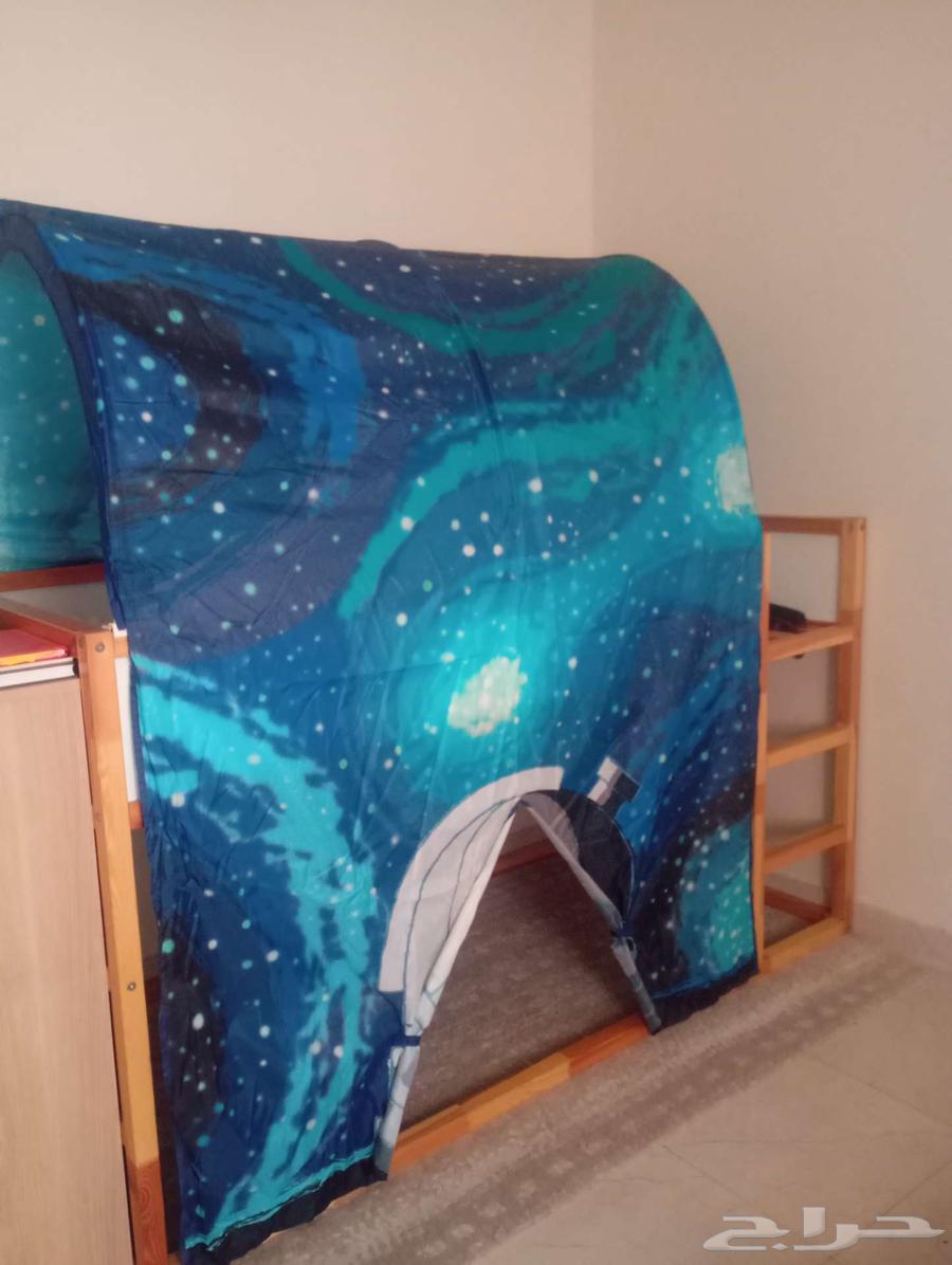 سرير ايكيا kura دور يتحول دورين مع الخيمة64415141684738113